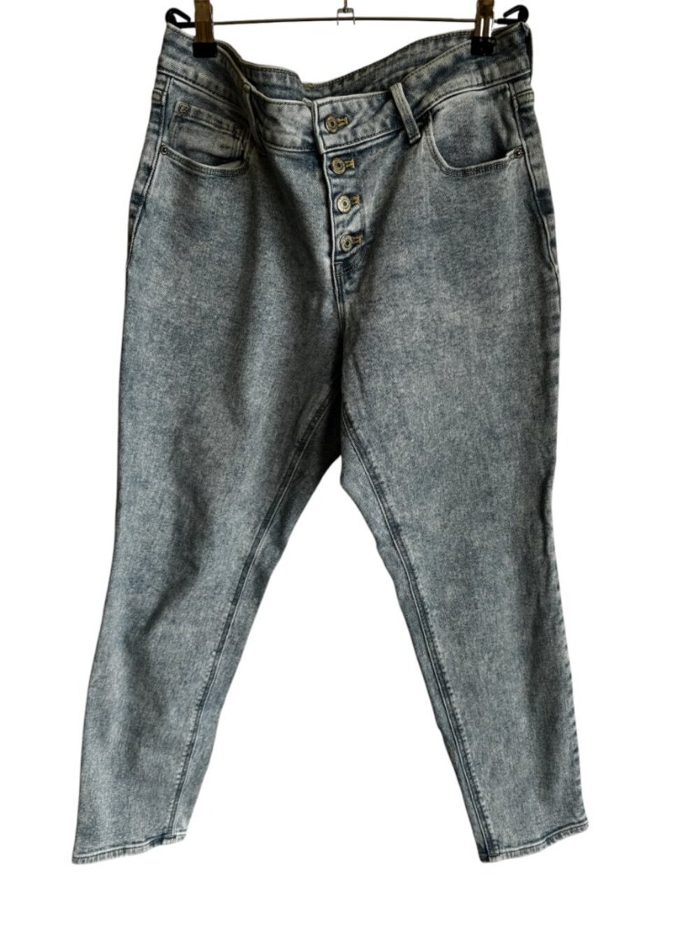 Super Skinny Mid-Rise 80s Wash Old Navy Rockstar size 12 Petite Jeans